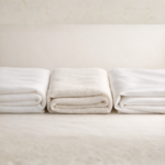 cotton bedsheet fabrics showing different weave textures used to choose the right bedsheets